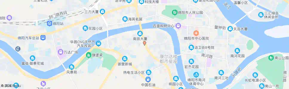 绵阳御营坝_公交站地图_绵阳公交_妙搜公交查询2025