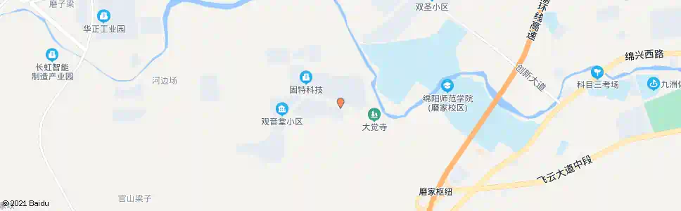 绵阳市福利院_公交站地图_绵阳公交_妙搜公交查询2025
