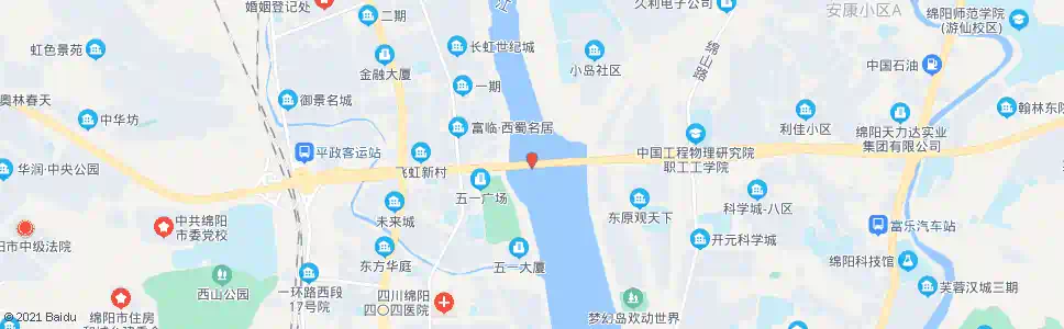 绵阳一环路北段_公交站地图_绵阳公交_妙搜公交查询2025