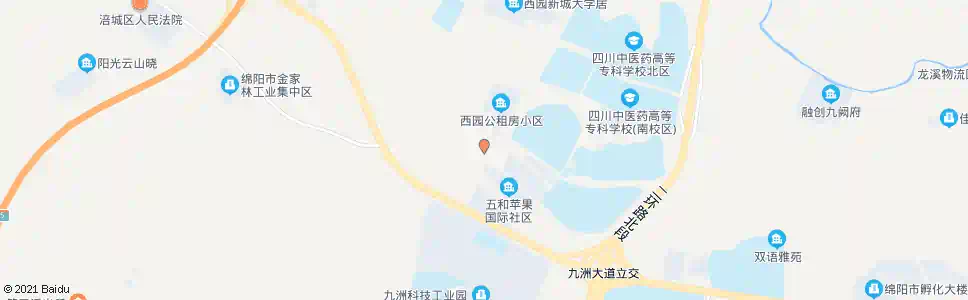 绵阳教育园区1号站_公交站地图_绵阳公交_妙搜公交查询2025