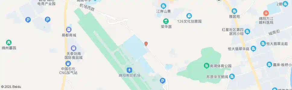 绵阳民航飞行学院_公交站地图_绵阳公交_妙搜公交查询2025