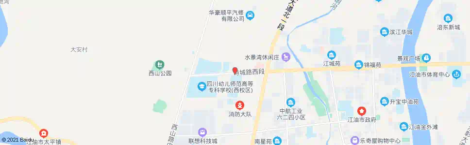 绵阳中坝职中_公交站地图_绵阳公交_妙搜公交查询2025