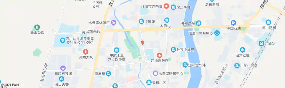 绵阳太白公园后大门_公交站地图_绵阳公交_妙搜公交查询2025
