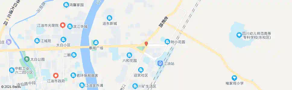 绵阳城东加油站_公交站地图_绵阳公交_妙搜公交查询2025