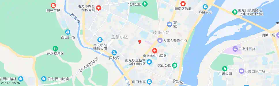 南充涪江路(西门市场)_公交站地图_南充公交_妙搜公交查询2025