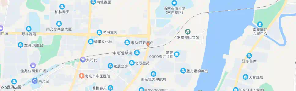 南充石油东路口_公交站地图_南充公交_妙搜公交查询2025