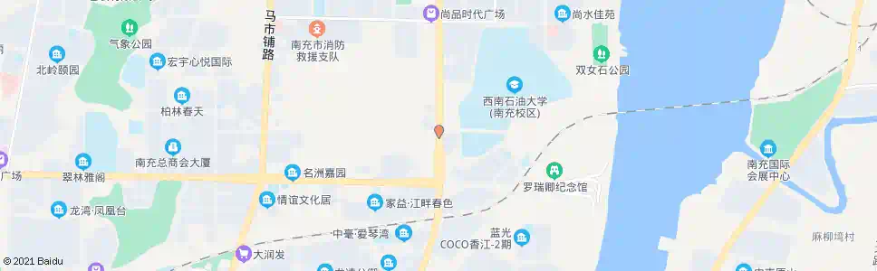 南充滨江北路_公交站地图_南充公交_妙搜公交查询2025
