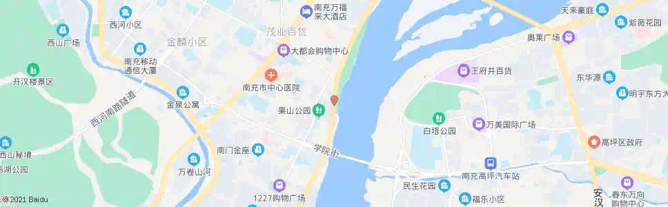 南充滨江中路三段_公交站地图_南充公交_妙搜公交查询2025