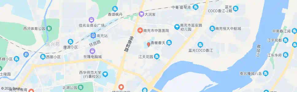 南充金鱼岭正街_公交站地图_南充公交_妙搜公交查询2025