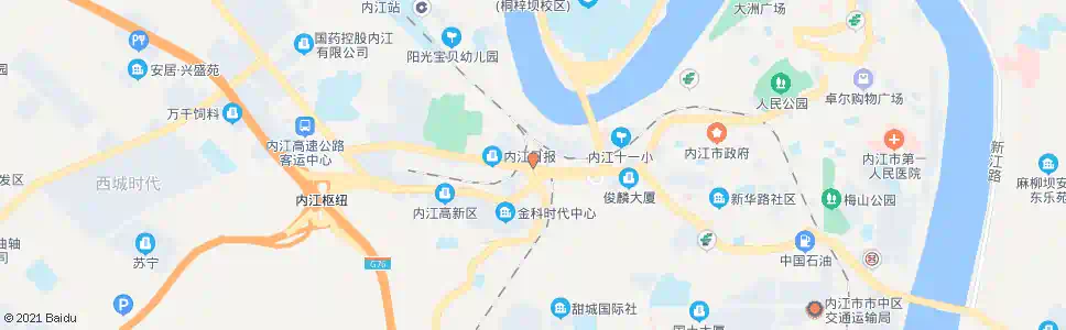 内江脚盆田_公交站地图_内江公交_妙搜公交查询2025