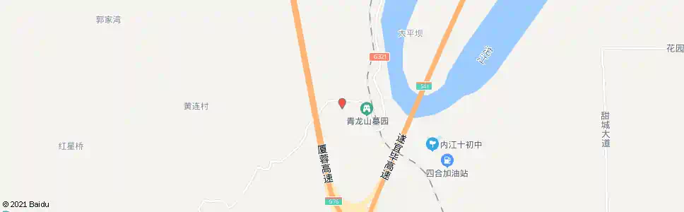 内江殡仪馆_公交站地图_内江公交_妙搜公交查询2025