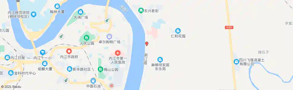 内江麻柳坝_公交站地图_内江公交_妙搜公交查询2025