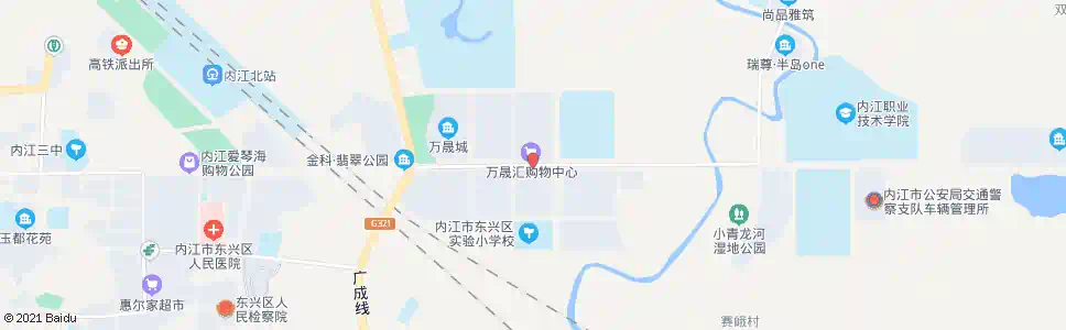 内江汉安大道东段_公交站地图_内江公交_妙搜公交查询2025