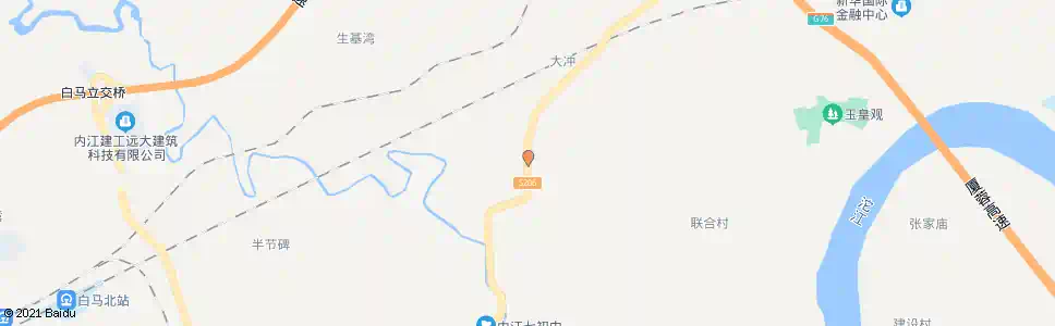 内江烂泥沟_公交站地图_内江公交_妙搜公交查询2025