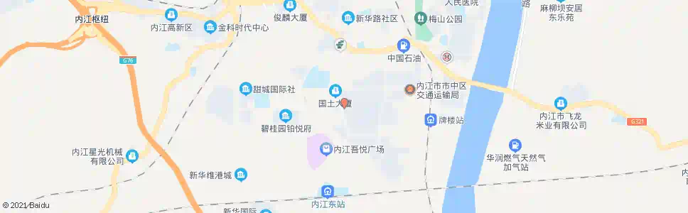 内江临江小区_公交站地图_内江公交_妙搜公交查询2025