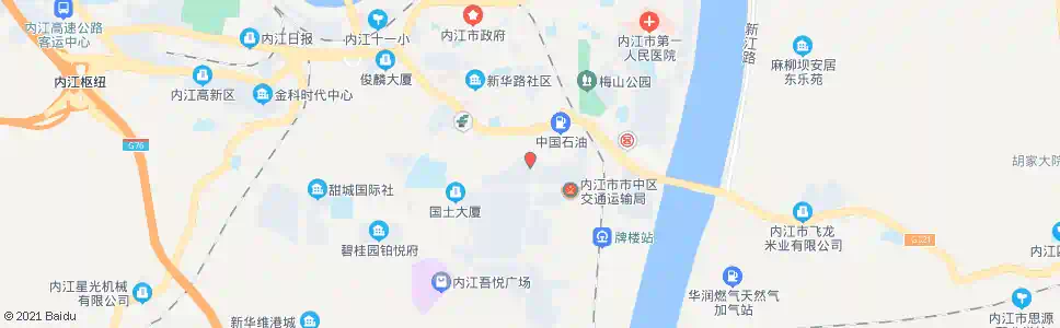 内江长富花苑_公交站地图_内江公交_妙搜公交查询2025