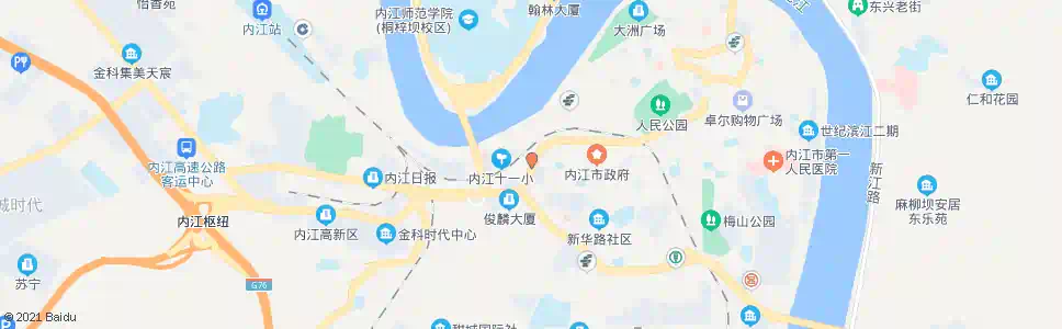 内江邱家嘴_公交站地图_内江公交_妙搜公交查询2025
