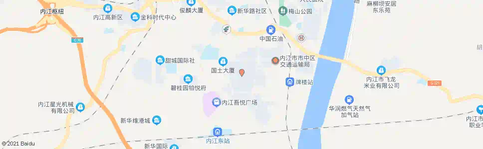 内江江城花园_公交站地图_内江公交_妙搜公交查询2025