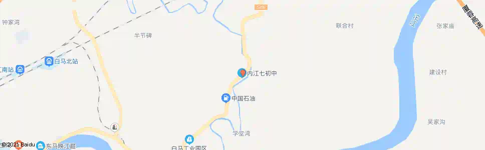 内江互助二小_公交站地图_内江公交_妙搜公交查询2025