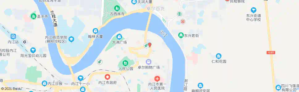 内江中央路_公交站地图_内江公交_妙搜公交查询2025