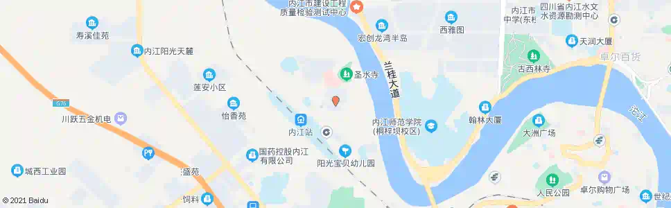 内江棉纺厂后门_公交站地图_内江公交_妙搜公交查询2025