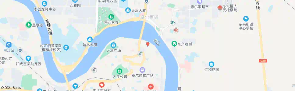 内江西林桥南_公交站地图_内江公交_妙搜公交查询2025