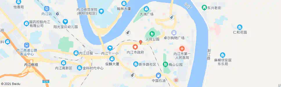 内江旱桥_公交站地图_内江公交_妙搜公交查询2025