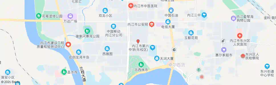 内江广汇花园_公交站地图_内江公交_妙搜公交查询2025