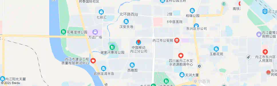 内江移动公司_公交站地图_内江公交_妙搜公交查询2025