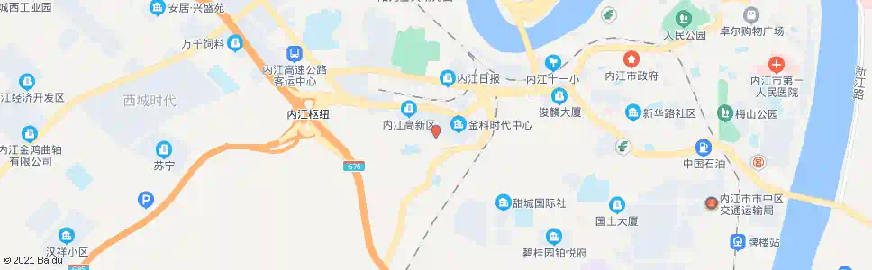 内江飘香园_公交站地图_内江公交_妙搜公交查询2025