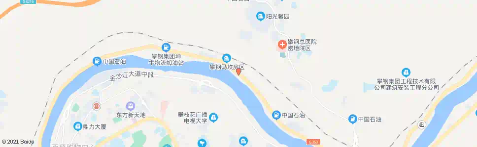 攀枝花密地村小学_公交站地图_攀枝花公交_妙搜公交查询2025