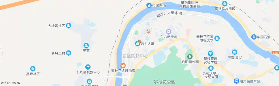 攀枝花凤凰小区_公交站地图_攀枝花公交_妙搜公交查询2025