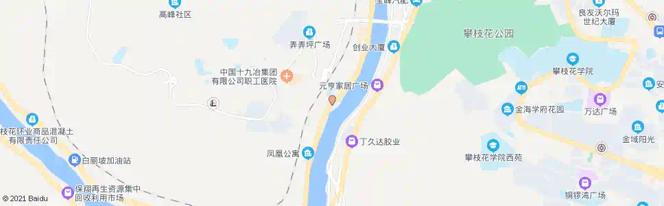 攀枝花攀钢84栋_公交站地图_攀枝花公交_妙搜公交查询2025