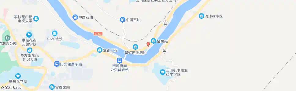 攀枝花变电站_公交站地图_攀枝花公交_妙搜公交查询2025