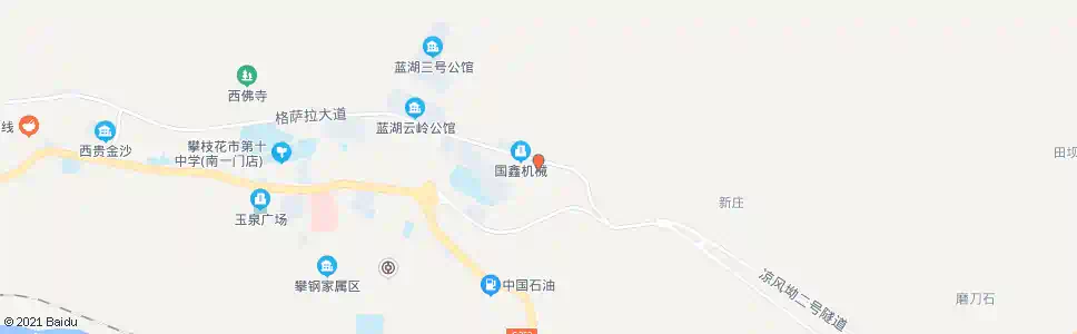 攀枝花龙洞_公交站地图_攀枝花公交_妙搜公交查询2025