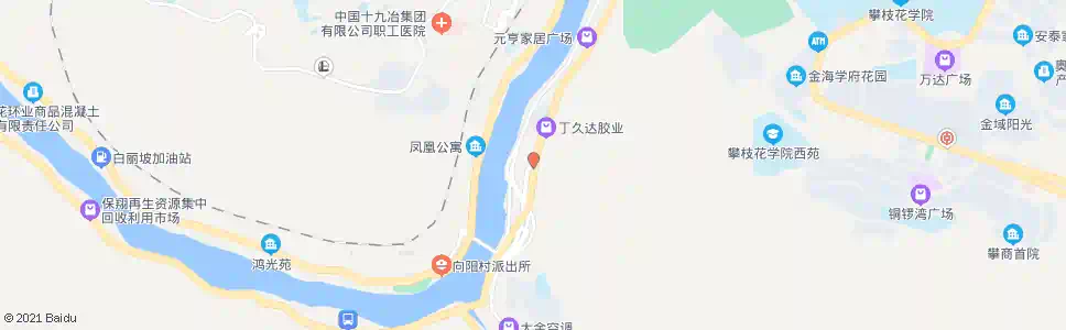 攀枝花江边街_公交站地图_攀枝花公交_妙搜公交查询2025