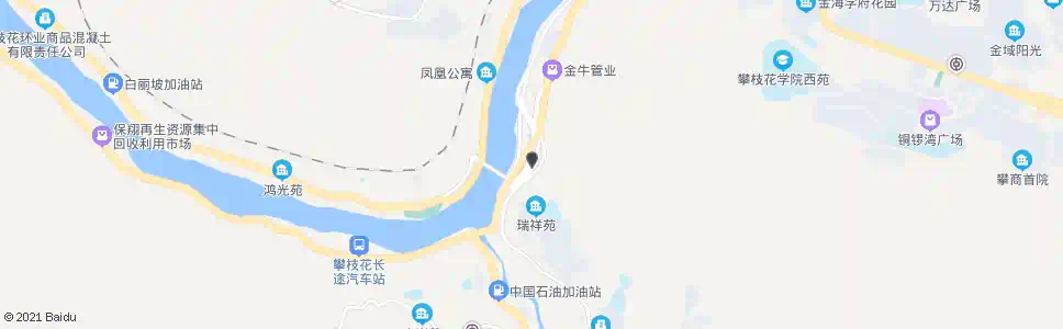 攀枝花渡口大桥南_公交站地图_攀枝花公交_妙搜公交查询2025