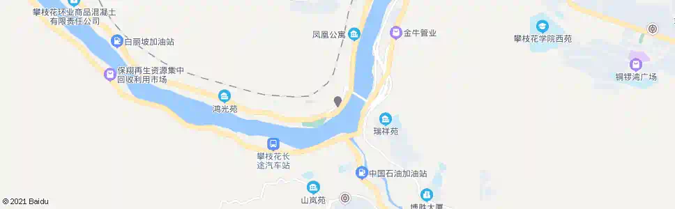攀枝花向阳村_公交站地图_攀枝花公交_妙搜公交查询2025
