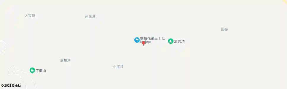攀枝花小宝鼎_公交站地图_攀枝花公交_妙搜公交查询2025