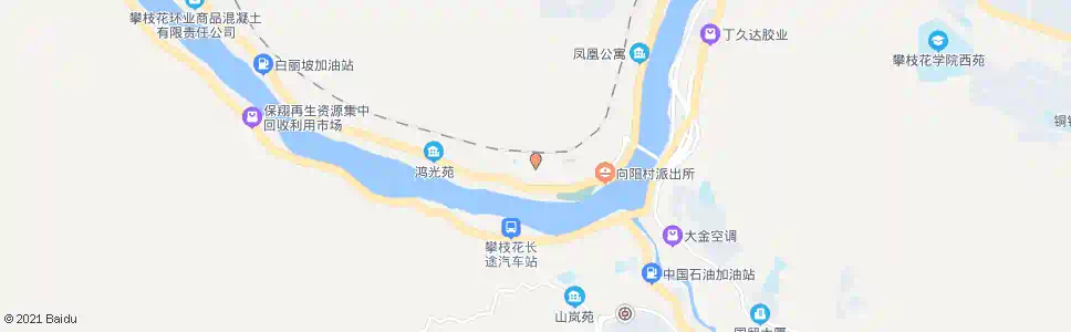 攀枝花向阳二村_公交站地图_攀枝花公交_妙搜公交查询2025