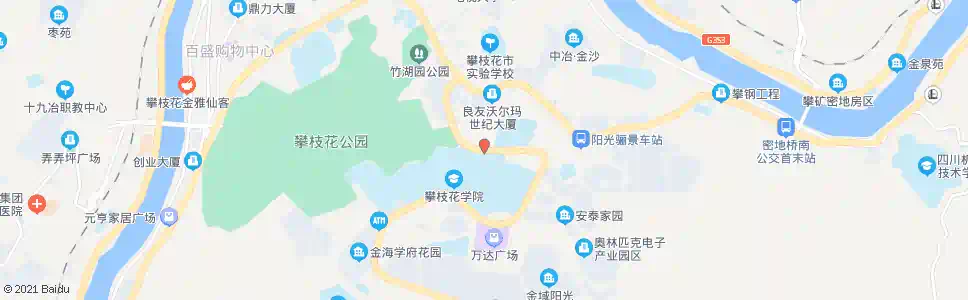 攀枝花金瓯_公交站地图_攀枝花公交_妙搜公交查询2025