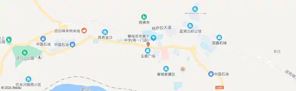 攀枝花西区政府_公交站地图_攀枝花公交_妙搜公交查询2025