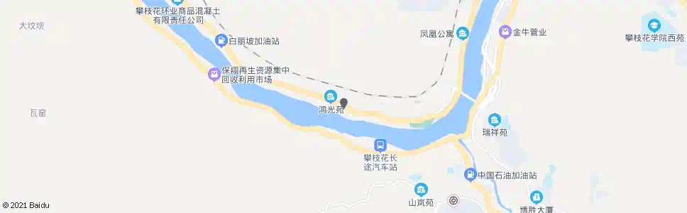 攀枝花弄弄坪_公交站地图_攀枝花公交_妙搜公交查询2025