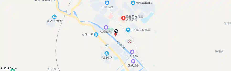 攀枝花联通街_公交站地图_攀枝花公交_妙搜公交查询2025