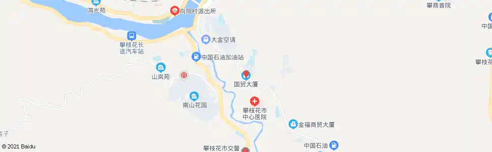 攀枝花国贸大厦_公交站地图_攀枝花公交_妙搜公交查询2025