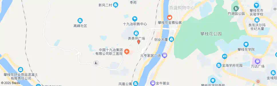 攀枝花北部站_公交站地图_攀枝花公交_妙搜公交查询2025