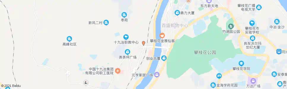 攀枝花天宇汽配城_公交站地图_攀枝花公交_妙搜公交查询2025