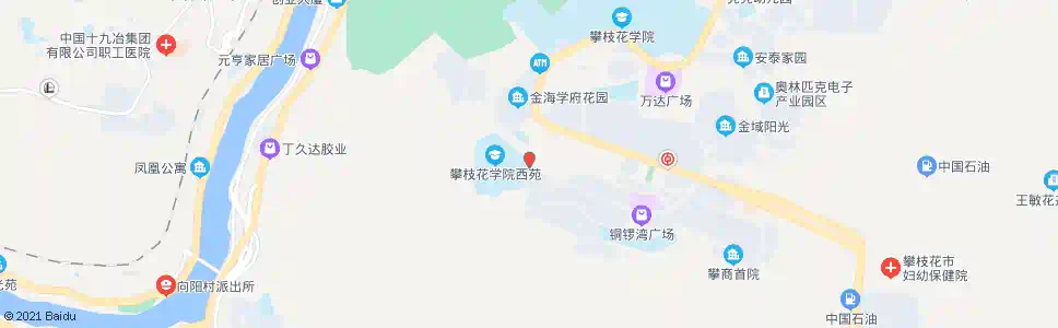 攀枝花机场路(攀枝花学院东门)_公交站地图_攀枝花公交_妙搜公交查询2025