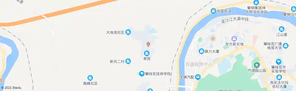 攀枝花枣子坪_公交站地图_攀枝花公交_妙搜公交查询2025