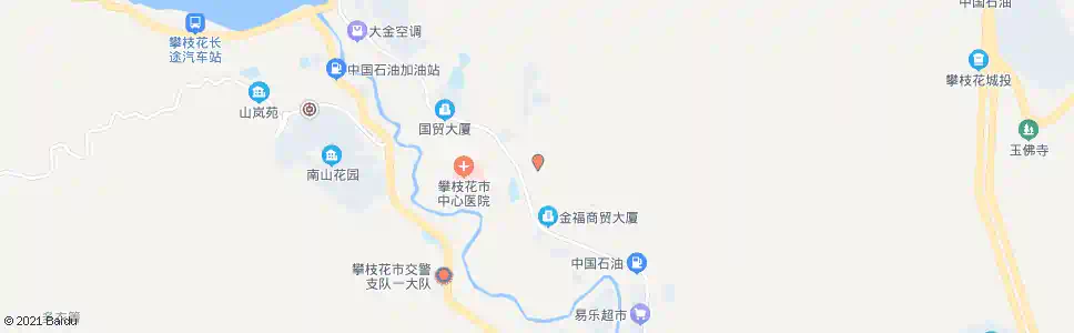 攀枝花金华巷_公交站地图_攀枝花公交_妙搜公交查询2025